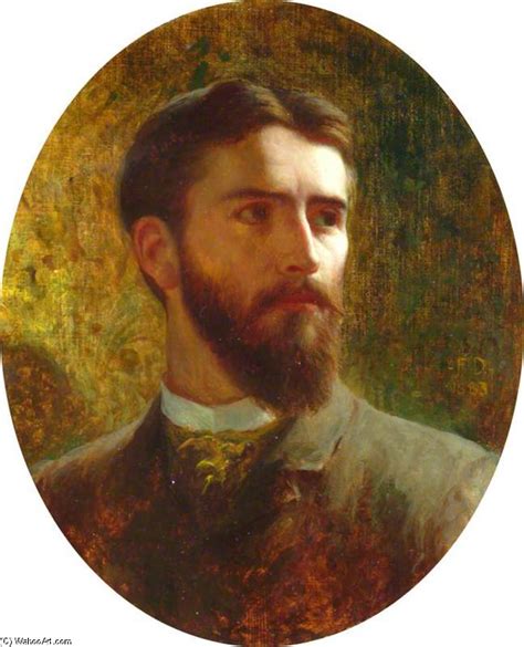 Artwork Replica Self Portrait By Frank Dicksee 1853 1928 United