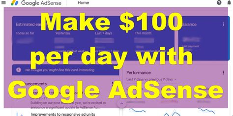 How To Make 100 Per Day Using Google Adsense Vast Site