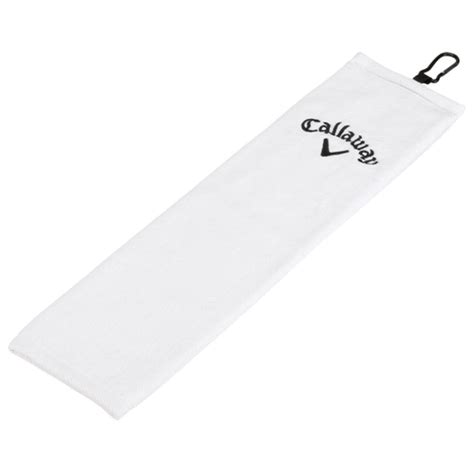 Callaway Tri Fold Golf Clip Towel Large 16 X 21 Golf Bag Towel