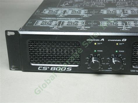 Peavey Cs 800s Cs800s 1200 Watt Stereo Power Amp Pro Audio Amplifier No