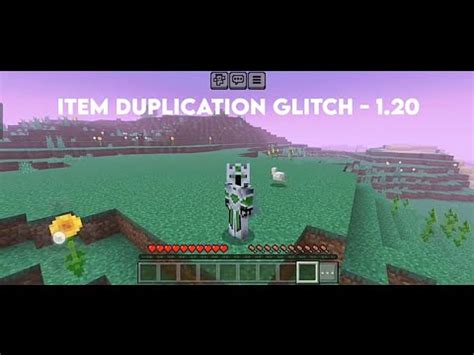 Item Duplication Glitch Minecraft Pe 1 20 Minecraft 1 20 Duplication