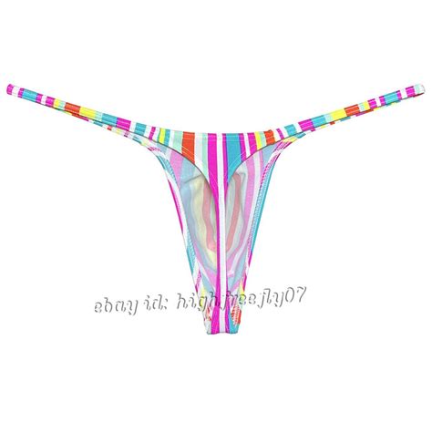Men Posing Thong Underwear Micro Bikini Swim Tangas Slim Pouch G String Lingerie EBay