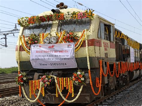 The Goods Train Trial Successfully Conducted On The Makarpura Sanand