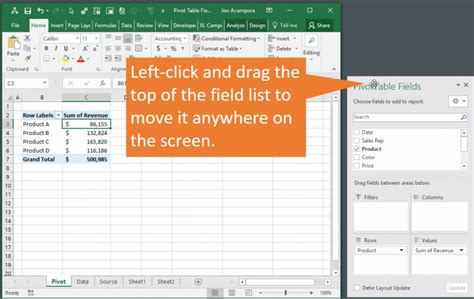 How To Select Multiple Items In A Pivot Table Field List Printable Online