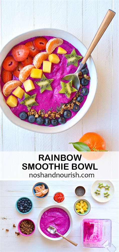 This Easy Rainbow Smoothie Bowl Recipe Is The Perfect Healthy Way To Celebrate The Arrival Of