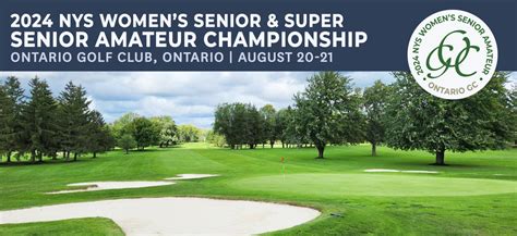 2024 Women S Senior Super Senior Amateur Championship Event