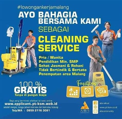 Lowongan Kerja Cleaning Service AtmaGo