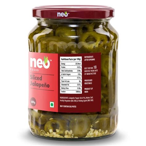 Neo Sliced Jalapeno G G X Units Pack Of Jiomart