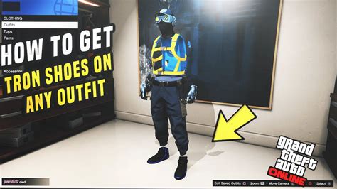 NEW SOLO HOW TO GET TRON SHOES ON ANY OUTFIT GTA CLOTHING GLITCHES