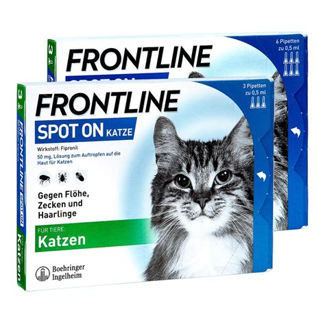 Frontline Set Katze gegen Zecken und Flöhe 9 stk