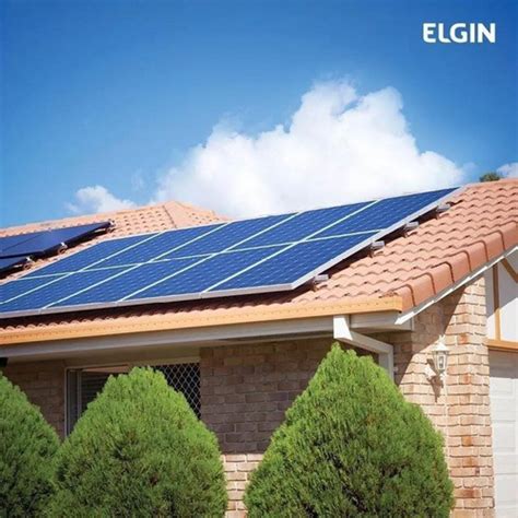 Kit Gerador Sistema Solar Micro Inversor Elgin 4p 370w 1 5kw