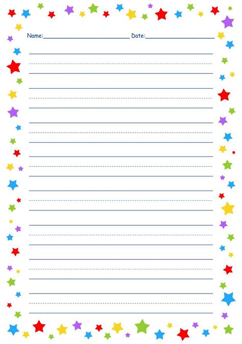 Handwriting Practice Paper Free Printable