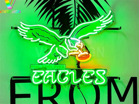 Philadelphia Eagles Hd Vivid Neon Sign Lamp Light