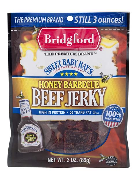 Amazon Bridgford Sweet Baby Ray S Honey Barbecue Beef Jerky Oz