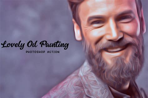 Lovely Oil Painting Photoshop Action Invent Actions