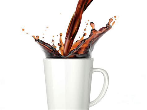 Pouring Coffee Into A Mug By Leonello Calvettiscience Photo Library