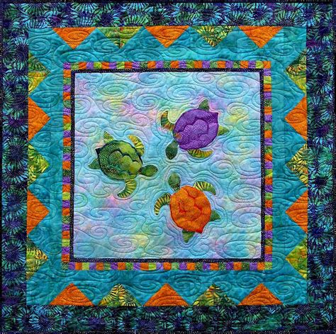 Turtle Talk By Quilting Time Designed By Vicki Stratton Turtle Quilt