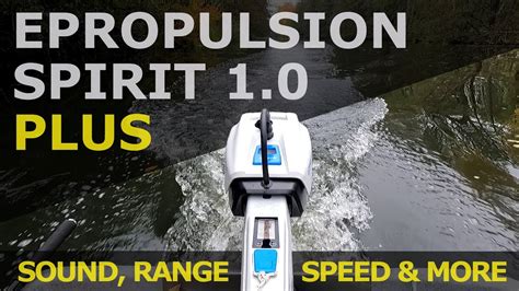 EPropulsion Spirit 1 0 Plus New Portable Electric Outboard Motor