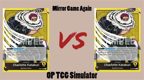 OP03 One Piece Card Game Katakuri Vs Katakuri Strong Leader Meta