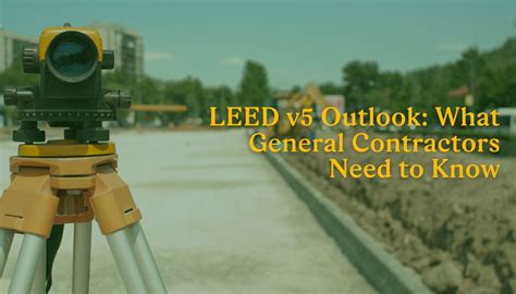 Green Badger Leed V5 Certification For Construction