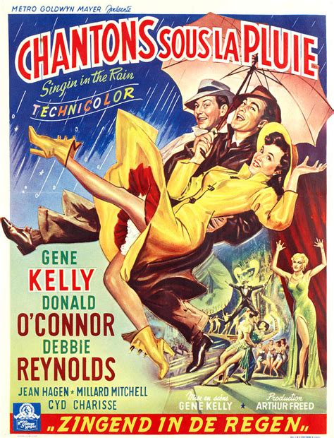 Singin In The Rain Chantons Sous La Pluie Mgm Painting By Movie