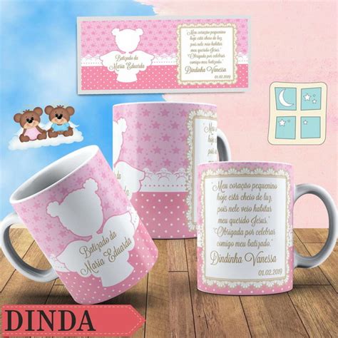 Caneca Batizado Dinda Elo7 Produtos Especiais