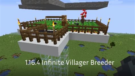 Automatic Villager Breeder Minecraft 1 16 5 Java New Design Youtube