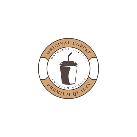 Classic Coffee Logo Illustration Template Design 19200497 Vector Art At