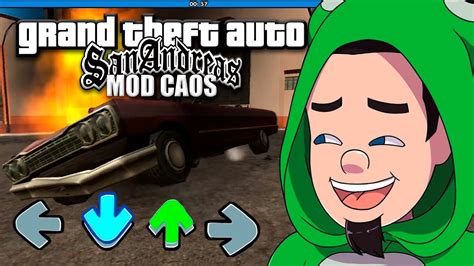 GUINAS JOGA GTA SAN ANDREAS AO VIVO MOD CAOS 3 YouTube