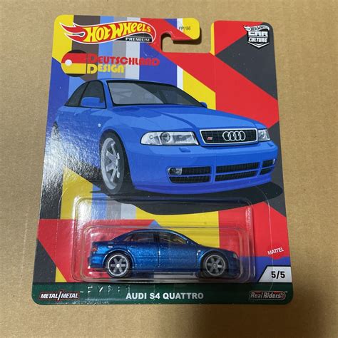 未使用ホットウィール プレミアム アウディ S4 クワトロ Hot Wheels audi A4 ブルー ミニカー hotwheels 青 新品の落札情報詳細 ヤフオク落札価格検索