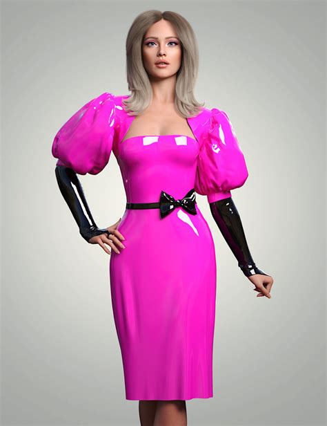 Dforce Latex Bow Outfit For Genesis 9 Daz 3d