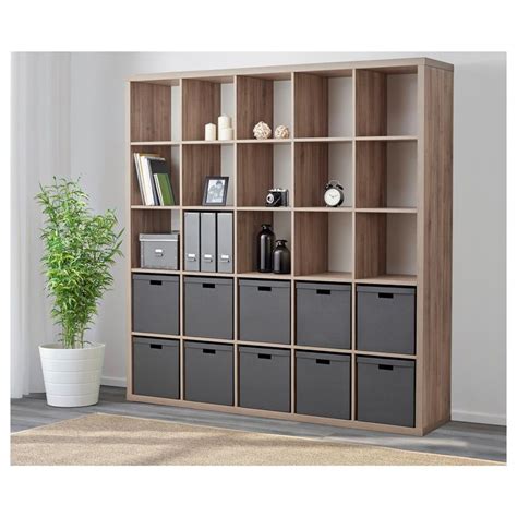 KALLAX Étagère effet noyer gris clair IKEA Ikea kallax shelf unit