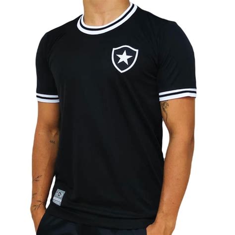 Camisa do Botafogo RetrôMania Jacquard Glorioso Masculina Centauro