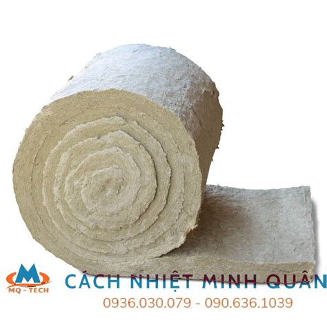 BÔNG SỢI KHOÁNG ROCKWOOL DẠNG CUỘN TỶ TRỌNG 60 120KG M3