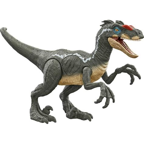 Jurassic World Park III Velociraptor Dino Real FX Damage Toy Figure ...