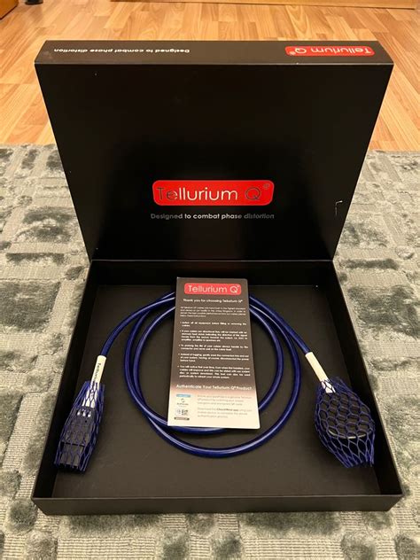 Tellurium Q Ultra Blue Mk II Power Chord Audio Other Audio Equipment