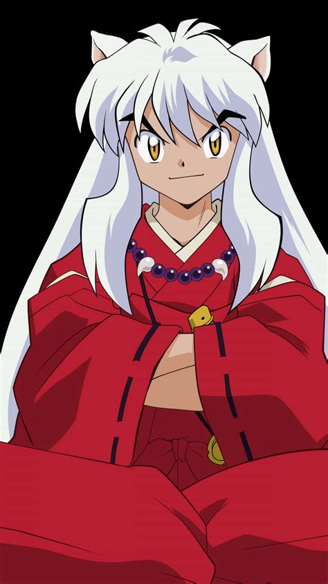 Download Inuyasha In Black Phone Wallpaper