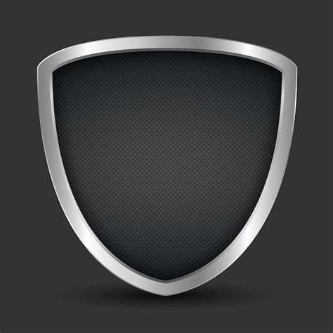 Premium Vector Black Shield
