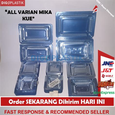 Jual 1 Pak 100 Pcs Mika Kue Ukuran 4 Ukuran 3 Ukuran 2 Ukuran 1