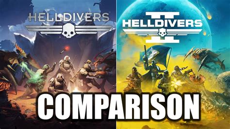 Helldivers 1 VS Helldivers 2 Early Comparison YouTube