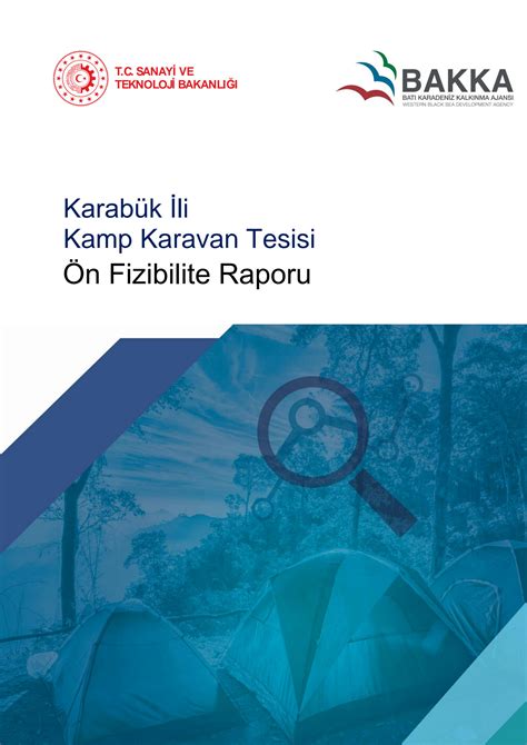 SOLUTION Karabuk Ili Kamp Ve Karavan Tesisi On Fizibilite Raporu 2021