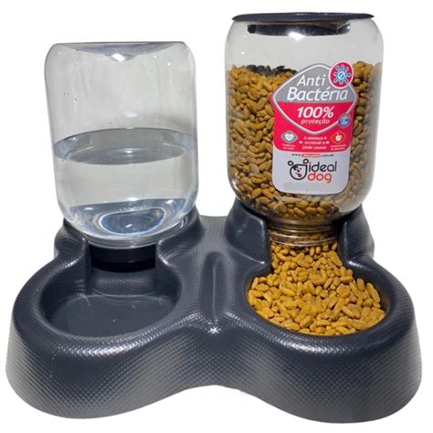 Comedouro Pet Bebedouro Automático Duplo Para Cães Gatos 3l e 1 5kg