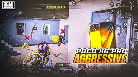 Aggressive Squad Wipe 💥 Poco X6 Pro 5g Bgmi Test Smooth 90 Fps