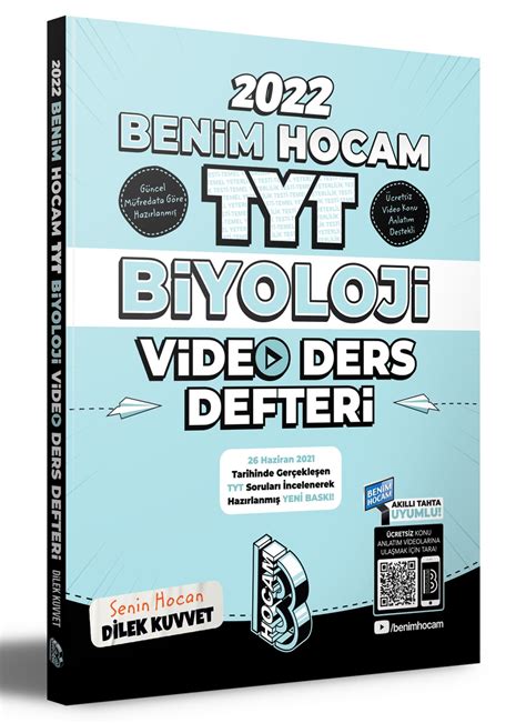 Tyt Biyoloji Video Ders Defteri Benim Hocam Yay Nlar