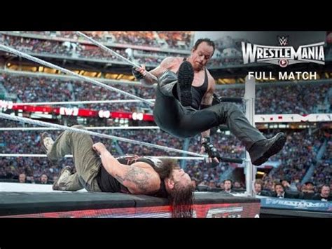 The Undertaker Vs Bray Wyatt WrestleMania 31 YouTube