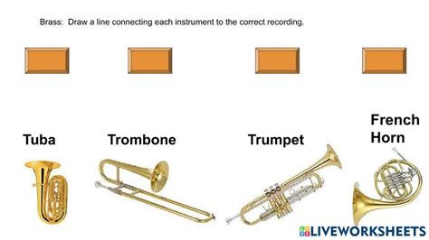 Brass Family Worksheet