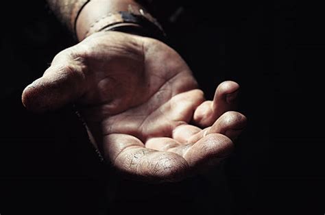 380+ Open Palm Hand Reaching Out Into Darkness Stock Photos, Pictures ... 