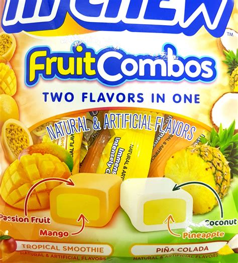 Hi Chew Fruit Combos Tropical Smoothie And Piña Colada 2 Flavors In On