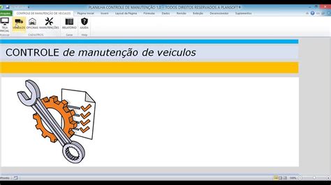 Planilha Excel Controle De Manutenção Mecânica Para Veículos Youtube