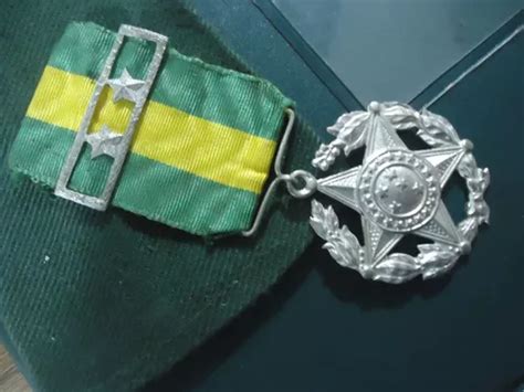 Antiga Medalha Militar Exercito Em Prata Anos Mercadolivre